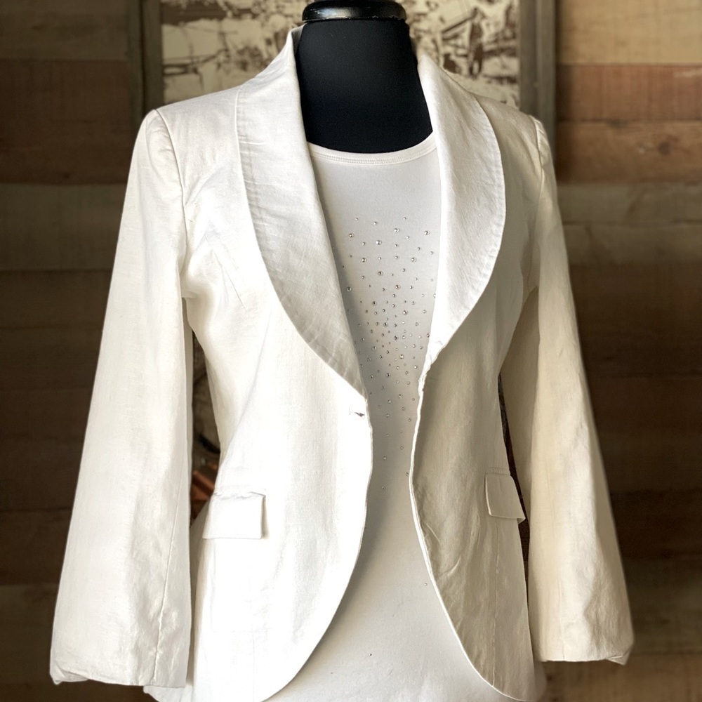 White Equestrian Jacket